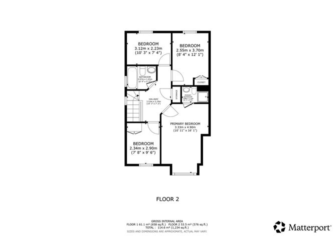 Floor plan — 4 Laurelton, Swords, Co. Dublin