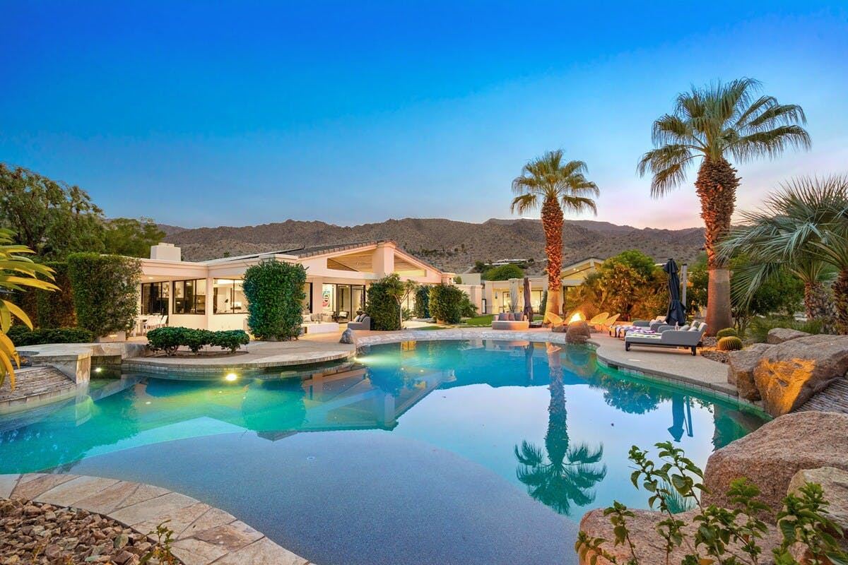 Turquoise Lagoon,Palm Desert,California,USA