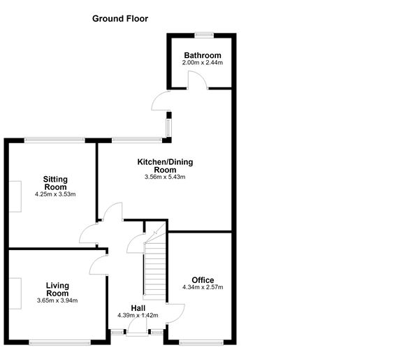 Floor plan — Braemor Avenue No 1, Churchtown, Dublin 14