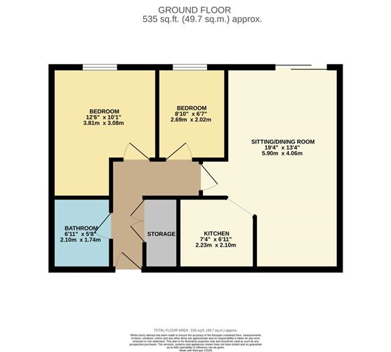 Floor plan — 17 Packenham House, Christchurch, Dublin 8, Co. Dublin