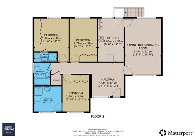 Floor plan — House, Apartment and Site, 86 Curragh, Castlebar, Co. Mayo