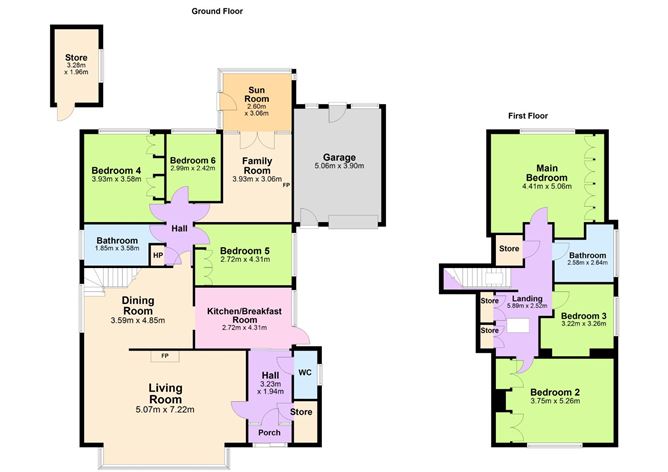 Floor plan — 19 Knocksinna Park, Foxrock, Dublin 18