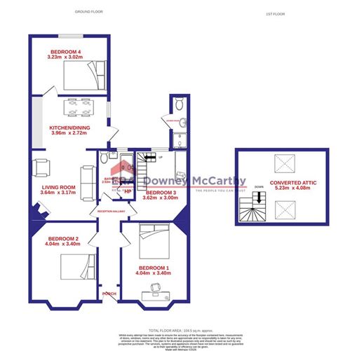 Floor plan — Card Ross, 99 Glasheen Road, Glasheen, Cork