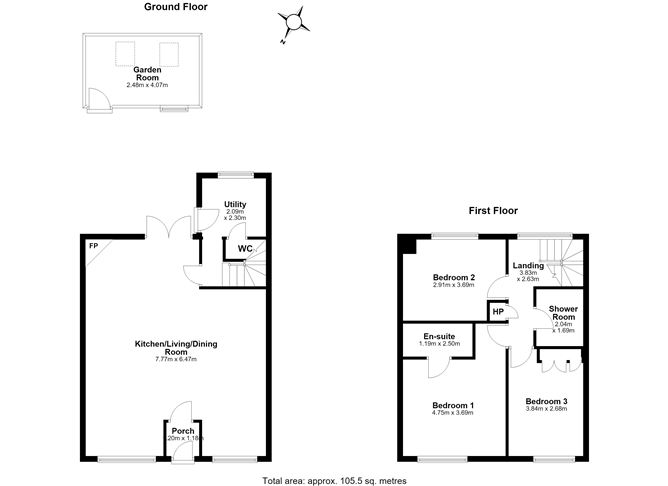 Floor plan — 2 Strand Mews, Lea Road, Sandymount, Dublin 4