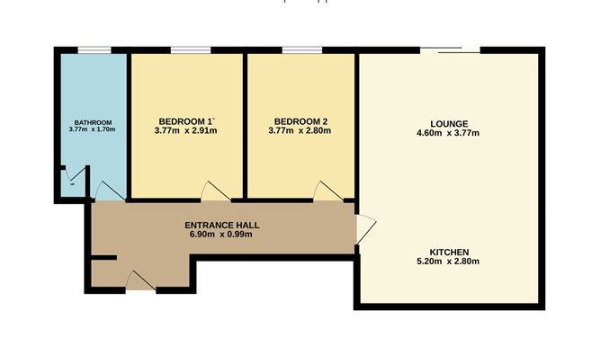 Apartment 8, Keyser's Court, French's Quay, Cork City, Co. Cork