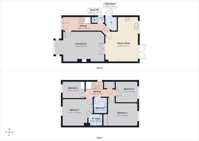 Floor plan — 154 Sandhills, Hacketstown Rd, Carlow Town, Carlow
