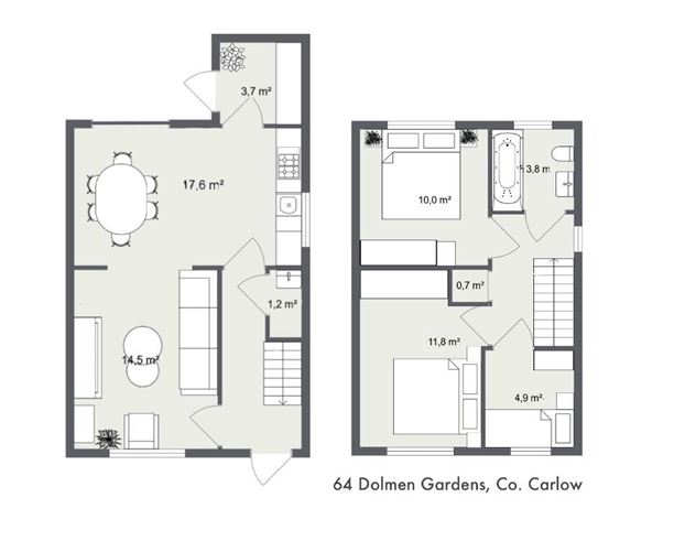 64 Dolmen Gardens, Pollerton, Carlow