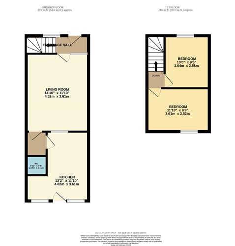 Floor plan — 67 Nash Street, Inchicore, Dublin 8