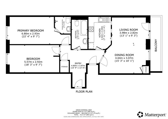 Floor plan — 10 Cedar Square, Ridgewood, Swords, Dublin