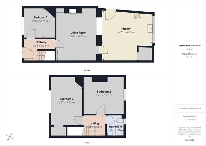 Floor plan — 92 Pairc Bhrid, Athy, County Kildare