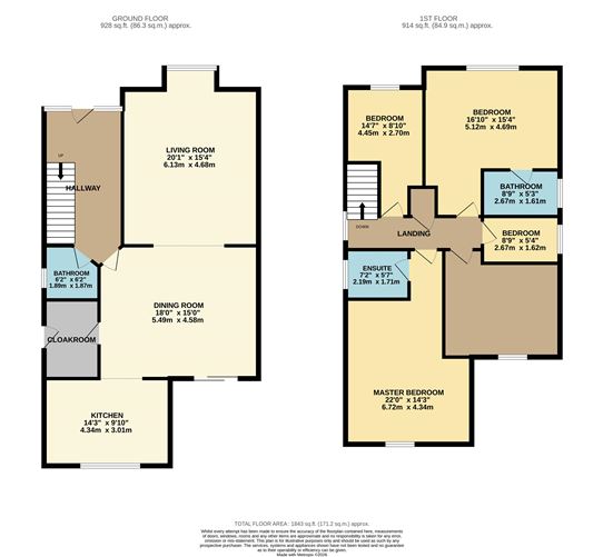 Floor plan — 108 Árd Coillte, Ballina, Tipperary