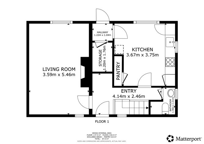 Floor plan — 9 White Gables, Rathmichael, Dublin 18