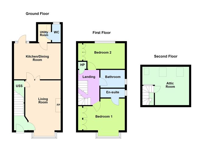 Floor plan — 1 The Heath, Woodpark, Ballinteer