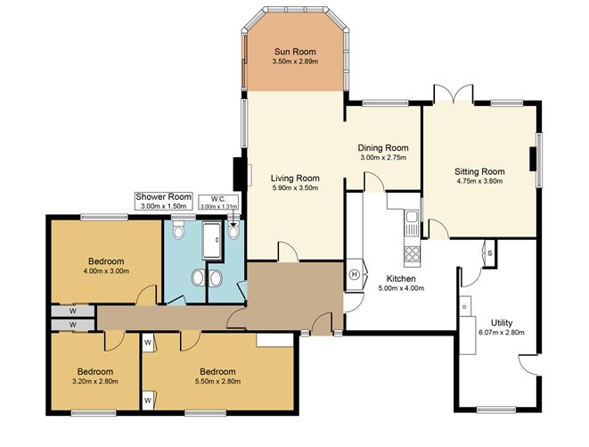 Erris Lodge, Feraghfad, Longford, Co. Longford