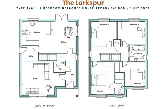 Meadow Mill, Athy, Co. Kildare - 4 Bedroom Detached
