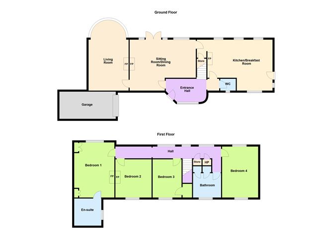 Floor plan — Coolroe, The Woods, Ballinclea Road, Killiney, Co. Dublin