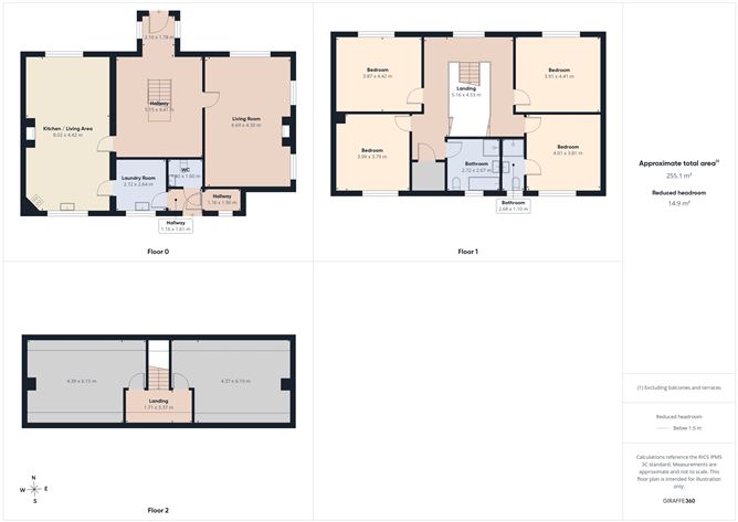 Floor plan — Rathinure, Glenmore, Kilkenny