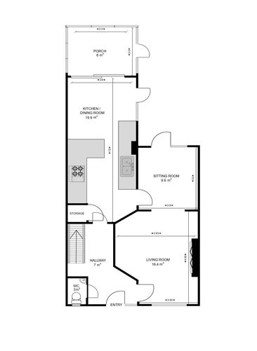 Floor plan — 8 Cluny Park, Killiney, County Dublin