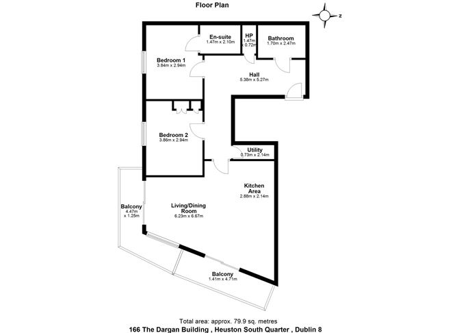 166 The Dargan Building, Heuston South Quarter, Saint Johns' Road West, Dublin 8