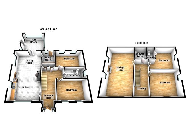 Floor plan — 4 Ardglass, Portsalon, Co. Donegal