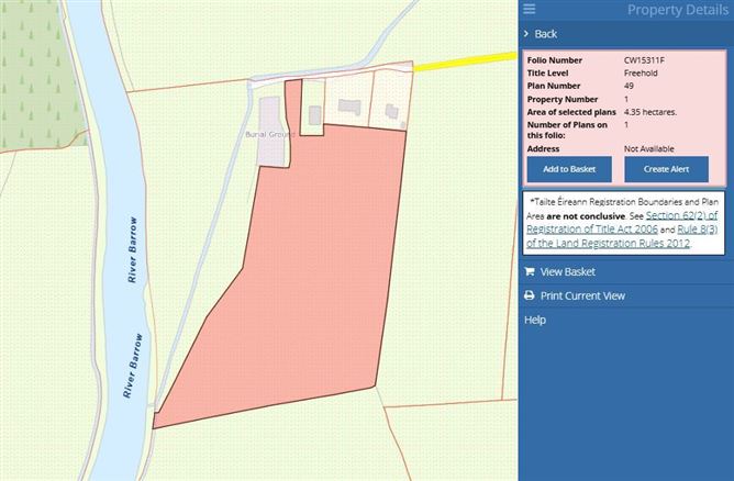 14.28 Acres Agri Lands At, Cloghna Lane, Milford, Carlow