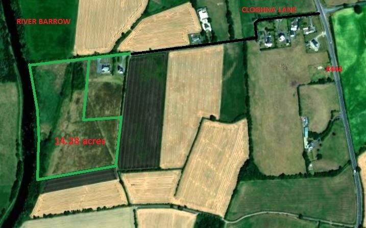 14.28 Acres Agri Lands At, Cloghna Lane, Milford, Carlow