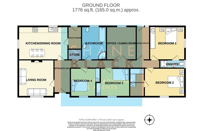 Floor plan — Oberstown, Ardee, Co. Louth