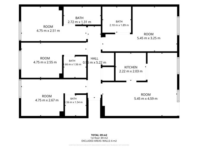 Floor plan — 7 Brunswick Court, Brunswick Street North, Smithfield,   Dublin 7