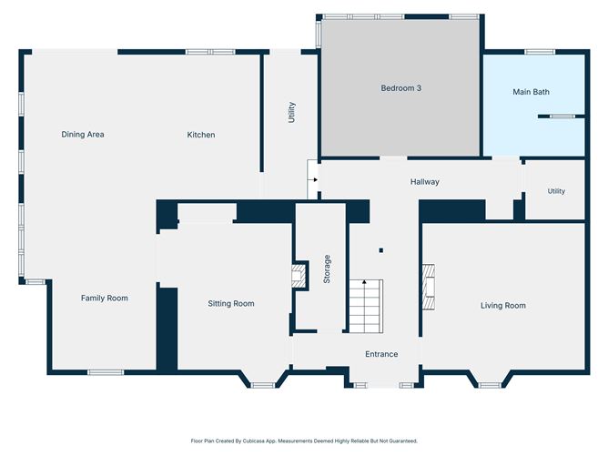 Floor plan — Clondaw House, Clondaw, Ferns, Co. Wexford
