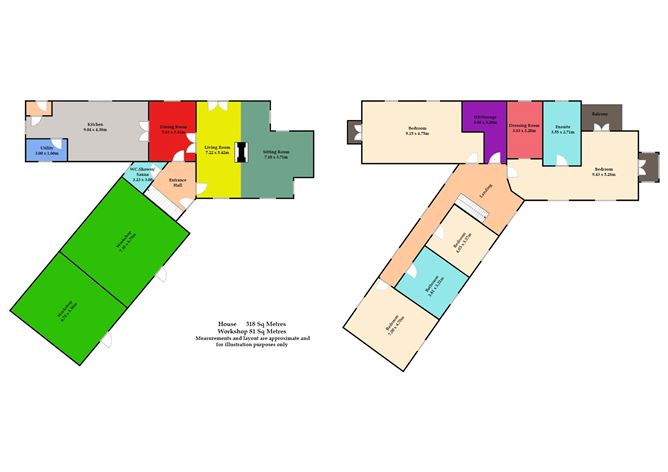 Floor plan — Larrigan, Carrickaboy, Co. Cavan