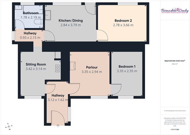 Floor plan — Grayrobin, Tomhaggard, Wexford