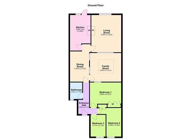 Floor plan — 46 Sweet Briar Lane, Kilmacud, Dublin 14