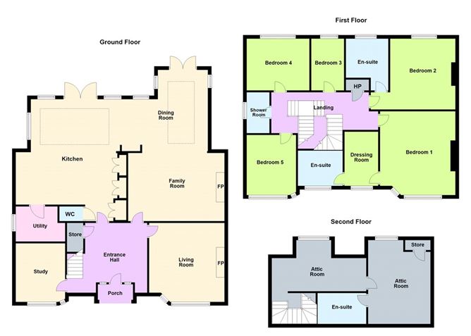 Floor plan — 5 Nutley Park, Donnybrook, Dublin 4