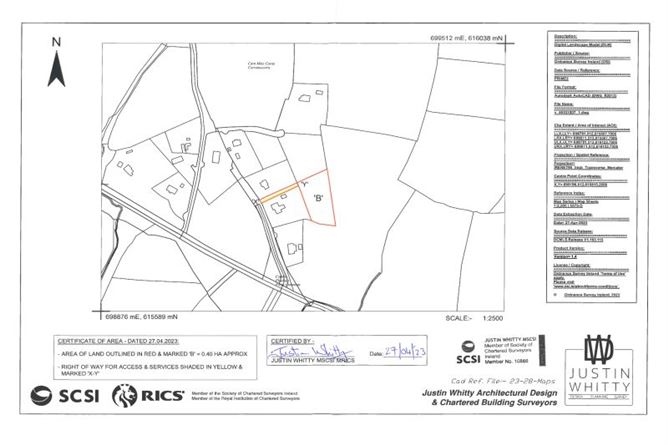 c. 0.98 Acre Site (B), Gorteenminogue, Murrintown, Wexford
