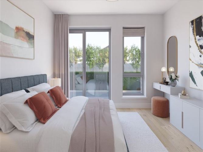TOP FLOOR APARTMENT - 1 Bedroom, Harbour Gate, Naas, Co. Kildare with very large terraced area