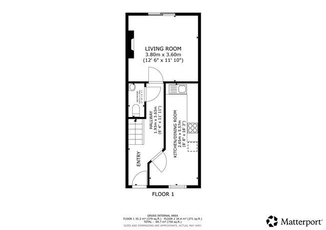 Floor plan — 20 Holywell Meadow, Swords, County Dublin