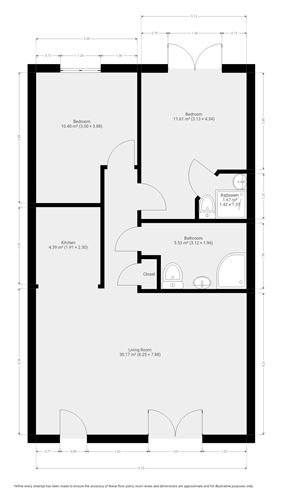 Floor plan — 32 Melville Drive, Finglas, Dublin 11