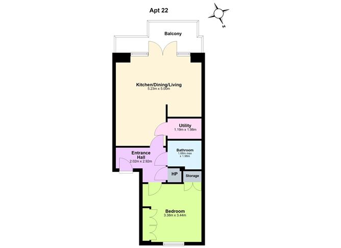 Floor plan — 22 Jameson's Orchard, Seamount Road, Malahide, Co. Dublin