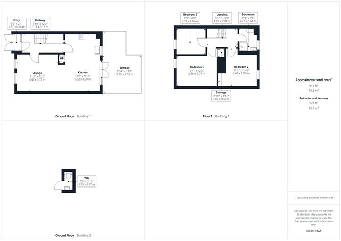Floor plan — 21 Peter Place, Baggot Street, Dublin 2