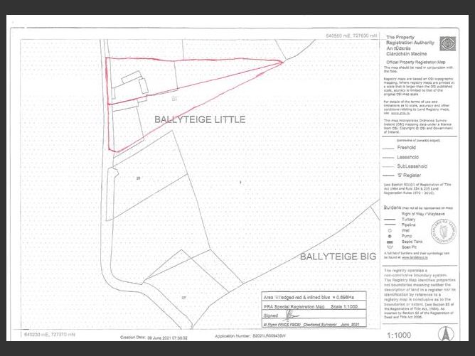 Main image for 2 Sites C. 0.85 Acres Each at Ballyteige Little, Ballycommon, Tullamore, Offaly