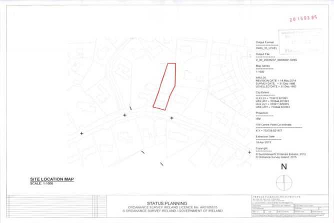 Residential Development Site FPP for 2 detached houses at Coolcotts, Wexford Town, Wexford