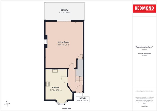 Floor plan — 14 Applewood Square, Swords, County Dublin