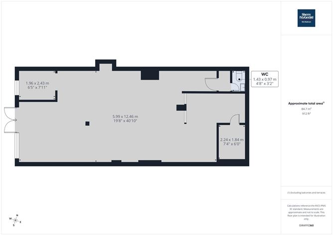 Floor plan — Unit 3, Mill House, Mill Road, Ennis, Co. Clare