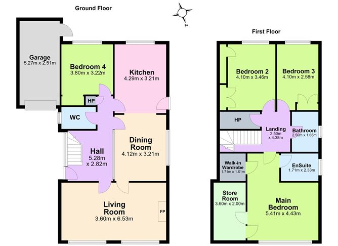 Floor plan — 7 Kerrymount Close, Foxrock, Dublin 18