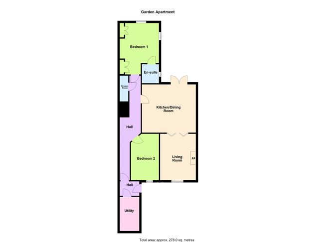 Floor plan — 13 Royal Terrace West, Dun Laoghaire, Co. Dublin
