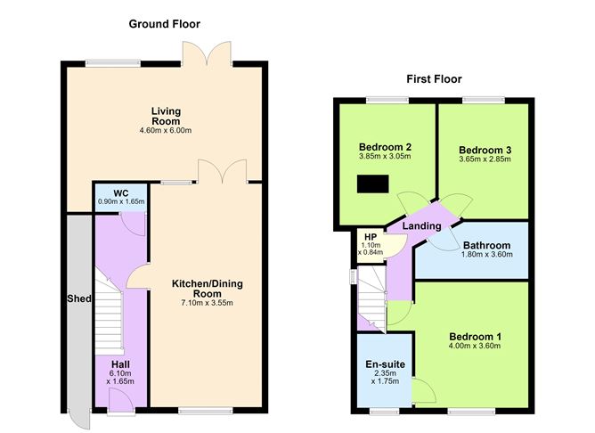 Floor plan — 55 Lansdowne Park, Ballsbridge, Dublin 4