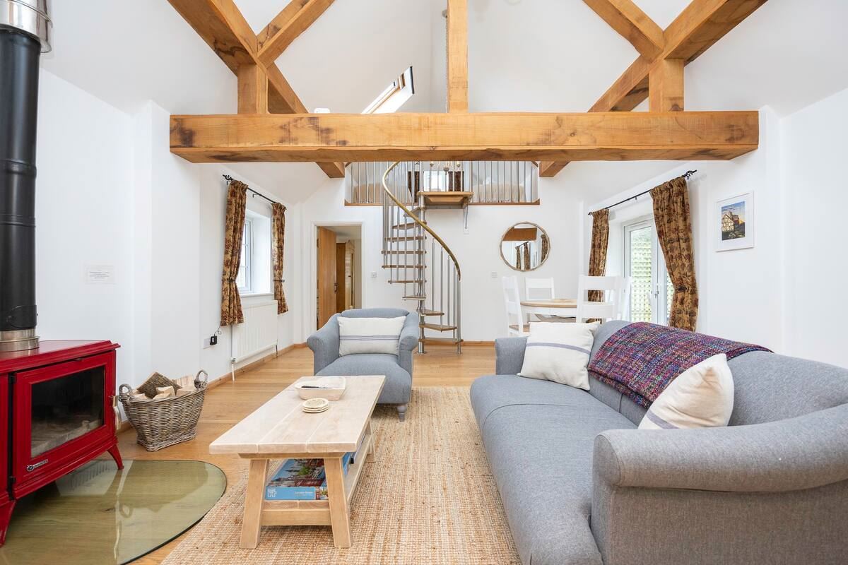 Oak Beams & Spiral Stairs,South Chailey, East Sussex, United Kingdom