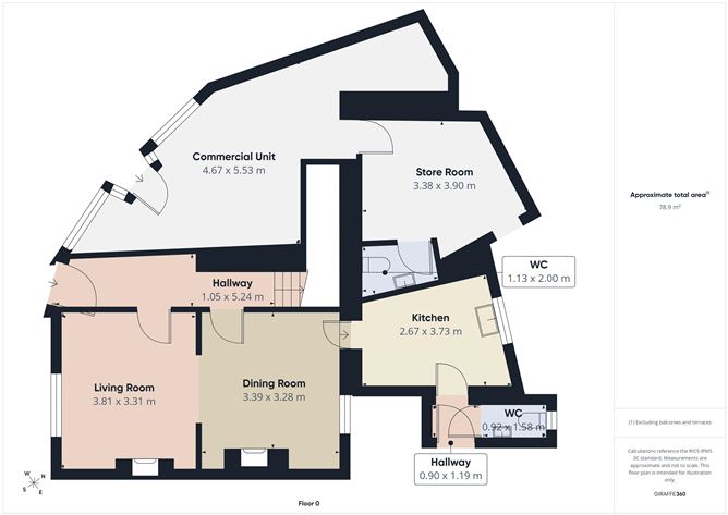 Floor plan — Pump Lane, Sean Costello Street, Athlone, Co. Westmeath
