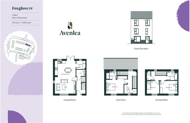 3 Bed Homes Foxglove, Avenlea, Adamstown, Co. Dublin