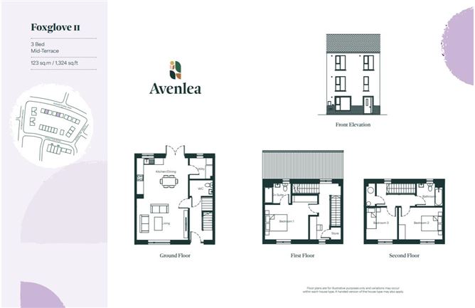 3 Bed Homes Foxglove, Avenlea, Adamstown, Co. Dublin